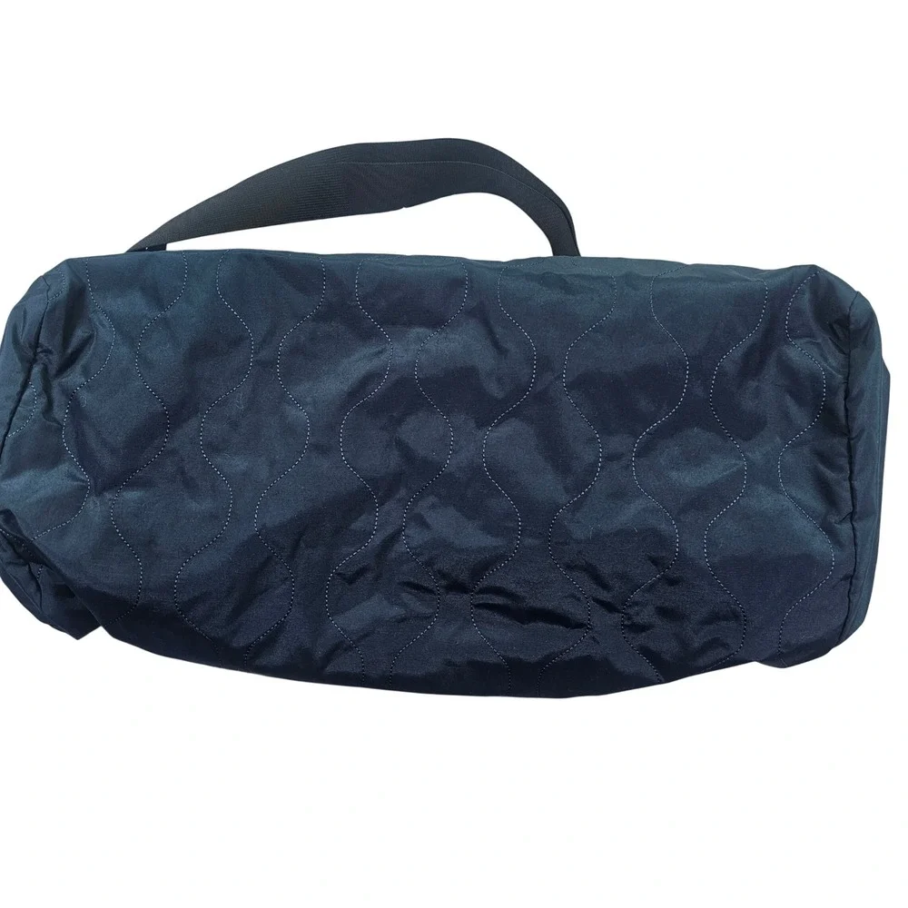 Polo‎ Ralph Lauren Navy Blue Nylon Quilted Duffel Bag Weekender Travel RARE NWT